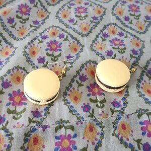 Yellow Macaron earings